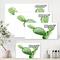 Designart - Green Southwestern Cactus - Tropical Canvas Wall Art Print